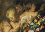 Rubens Peter Paul; Die Madonna im Blumenkranz (Ausschnitt) , 1616/17