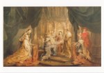 Rubens Peter Paul; Maria erscheint dem Hl.Ildefonso, rechts hinten Isabella mit Hl.Elisabeth , um 1630