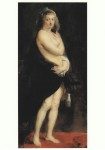 Rubens Peter Paul; 'Das Pelzchen' (Portrait Hélène Fourment) , ca. 1635 / 40