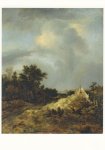 Ruisdael Jacob van; Dünenlandschaft mit einem Plankenzaun , c. 1647