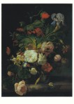 Ruysch Rachel; Stillleben mit Blumenstrauss in einer Glasvase