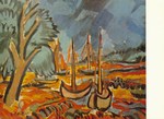 Schmidt-Rottluff Karl; Fischerboote im Hafen