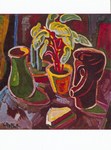 Schmidt-Rottluff Karl; Stilleben mit Holzplastik