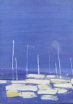 Staël Nicolas de - de Stael; Segelschiffe bei Antibes