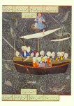 Miniatur aus der Nationalbibliothek Wien; Gleichnis vom Steuermann