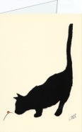 Saunier Claude-Henri; Katze und Marienkäfer , 2010