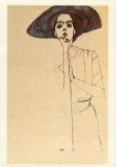 Schiele Egon; Dame mit Hut , 1910
