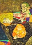 Schiele Egon; Heilige Familie , 1913