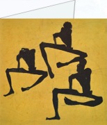Schiele Egon; Komposition dreier Männerakte , 1910