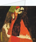 Schiele Egon; Kardinal und Nonne ("Liebkosung") , 1912