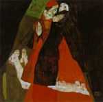 Schiele Egon; Kardinal und Nonne ("Liebkosung") - 1912