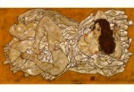 Schiele Egon; Liegende Frau , 1917