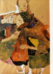 Schiele Egon; Gruppe von drei Mädchen , 1911