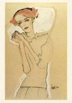 Schiele Egon; Mädchen , 1910