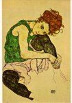 Schiele Egon; Sitzende Frau , 1917
