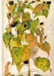Schiele Egon; Sonnenblumen , 1911