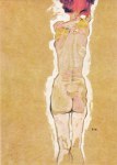 Schiele Egon; Weiblicher Rückenakt , 1910