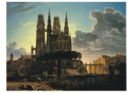 Schinkel Karl Friedrich; Dom über einer Stadt , 1813