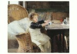 Schjerfbeck Helene; Die Genesende - Konvalescenten , 1888
