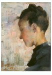 Schjerfbeck Helene; Profil einer Frau, 1884