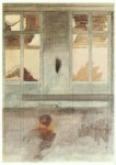 Schlemmer Oskar; Fensterbild XVIII: Fensterbild mit Kommendem , 1942