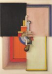 Schlemmer Oskar; Ornamentale Plastik auf Rahmen , 1919/23