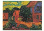 Schmidt-Rottluff Karl; Haus am Bahnhof , 1908