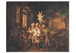 Seekatz Johann Conrad; Das Dreikönigsspiel , ca. 1762