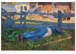 Segantini Giovanni; Riposo all'ombra (Pause im Schatten) , 1892