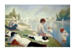 Seurat Georges; Badeplatz bei Asnières , 1884
