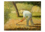Seurat Georges; Bauer mit Harke , 1882