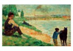 Seurat Georges; Knaben mit Pferd - Studie zu einem Badeplatz , 1883