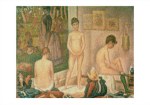 Seurat Georges; Die Modelle , 1888