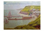Seurat Georges; Porten-Bessin, Vorhafen bei Flut , 1888