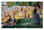 Seurat Georges; Ein Sonntagnachmittag auf der Ile de la Grande Jatte , 1884