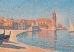 Signac Paul; Collioure, Der Glockenturm , 1887