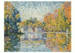 Signac Paul; Die Seine bei Samois , 1900