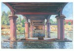 Sisley Alfred; Unter der Brücke von Hampton Court , 1874