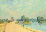 Sisley Alfred; Der Weg nach Hampton Court , 1874