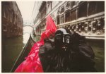 Siwik Hans H.; Venezianischer Karneval - Rot und Schwarz - Gondel
