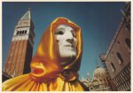 Siwik Hans H.; Venezianischer Karneval - goldene Kapuze