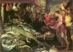 Snyders Frans; Ein Fischmarkt , um 1618