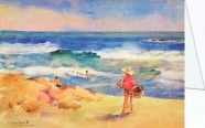 Sorolla y Bastida Joaquín; Junge im Sand