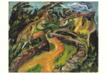 Soutine Chaim; Bauernhaus in Céret(die ansteigende Strasse) , 1921