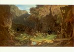 Spitzweg Carl; Einsiedler Violine spielend , 1863