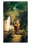 Spitzweg Carl; Der Pensionist - Der Pfarrer als Kaktusliebhaber , 1856