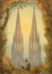 Statz Vinzenz; Vision der vollendeten Türme des Kölner Domes , 1861