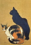 Steinlein Théophile-Alexandre; Zwei Katzen , 1894