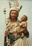 Anonymus; Virgin on the Crescent (Detail) , around 1425