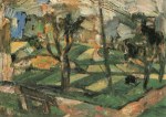Stransky Ferdinand; Landschaft bei Pulkau , 1959